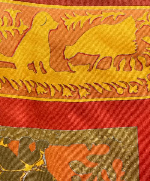 HERMES（エルメス）HERMES (エルメス) EARLY AMERICA オレンジの古着・服飾アイテム