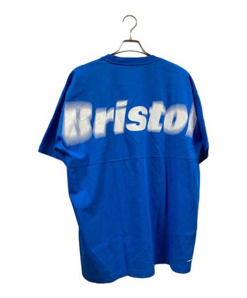 F.C.R.B.（エフシーレアルブリストル）F.C.R.B. (エフシーレアルブリストル) BLURRED BIG LOGO S/S TEAM BAGGY TEE ブルー サイズ:XXL 未使用品の古着・服飾アイテム