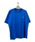 F.C.R.B.（エフシーレアルブリストル）の古着「BLURRED BIG LOGO S/S TEAM BAGGY TEE」｜ブルー