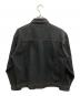 Wrangler (ラングラー) ペイント加工UGGED WEAR DENIM JACKET ブラック サイズ:Ｍ：9000円