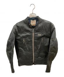 Lewis Leathers（ルイスレザース）の古着「スーパーファントムモーターサイクルジャケット」｜ブラック