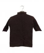 ISSEEY MIYAKE PLEATS Tイッセイミヤケ プリーツ）の古着「半袖カットソー」｜ブラウン