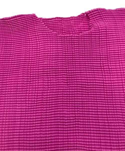 ISSEY MIYAKE PLEATS T（イッセイミヤケ プリーツ）ISSEY MIYAKE PLEATS T (イッセイミヤケ プリーツ) 半袖カットソー ピンク サイズ:Ｍの古着・服飾アイテム