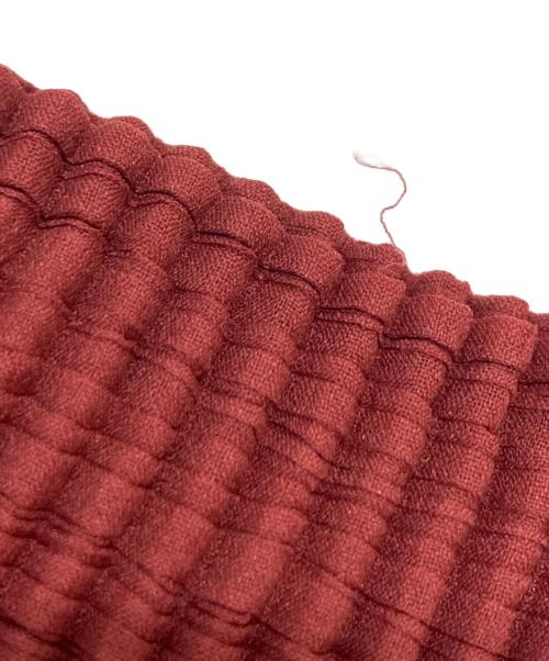 ISSEI MIYAKE PLEATS T（イッセイミヤケ プリーツ）ISSEI MIYAKE PLEATS T (イッセイミヤケ プリーツ) 半袖カットソー ブラウン サイズ:Ｍの古着・服飾アイテム