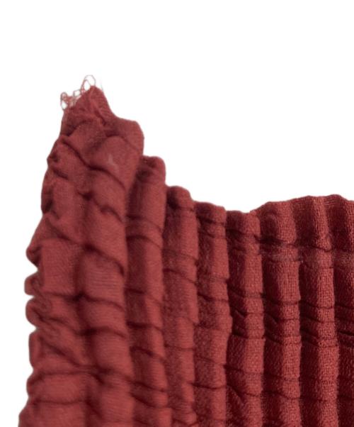 ISSEI MIYAKE PLEATS T（イッセイミヤケ プリーツ）ISSEI MIYAKE PLEATS T (イッセイミヤケ プリーツ) 半袖カットソー ブラウン サイズ:Ｍの古着・服飾アイテム