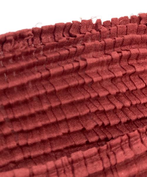 ISSEI MIYAKE PLEATS T（イッセイミヤケ プリーツ）ISSEI MIYAKE PLEATS T (イッセイミヤケ プリーツ) 半袖カットソー ブラウン サイズ:Ｍの古着・服飾アイテム