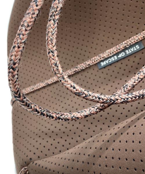 STATE OF ESCAPE（ステイトオブエスケープ）STATE OF ESCAPE (ステイトオブエスケープ) ショルダーバッグ ブラウンの古着・服飾アイテム