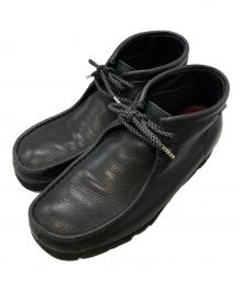 CLARKS ORIGINALS（クラークス オリジナルズ）の古着「レザーワラビー」｜ブラック
