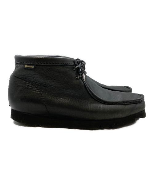 CLARKS ORIGINALS（クラークス オリジナルズ）CLARKS ORIGINALS (クラークス オリジナルズ) レザーワラビー ブラック サイズ:27cmの古着・服飾アイテム
