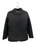 BURBERRY LONDONバーバリーロンドン）の古着「裏ノバチェックキルティングジャケット」｜ブラック×ベージュ