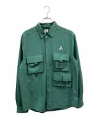 NIKE ACGナイキエーシージー）の古着「DF UV DEV TRAIL TOP」｜グリーン