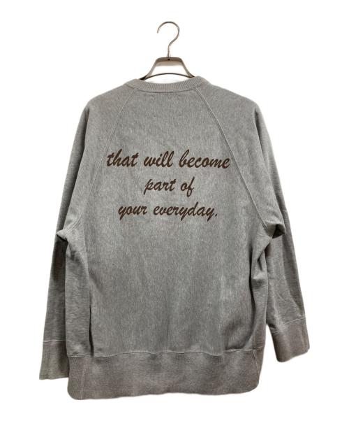 marmors（マルモア）marmors (マルモア) logo sweat pullover グレー サイズ:36の古着・服飾アイテム