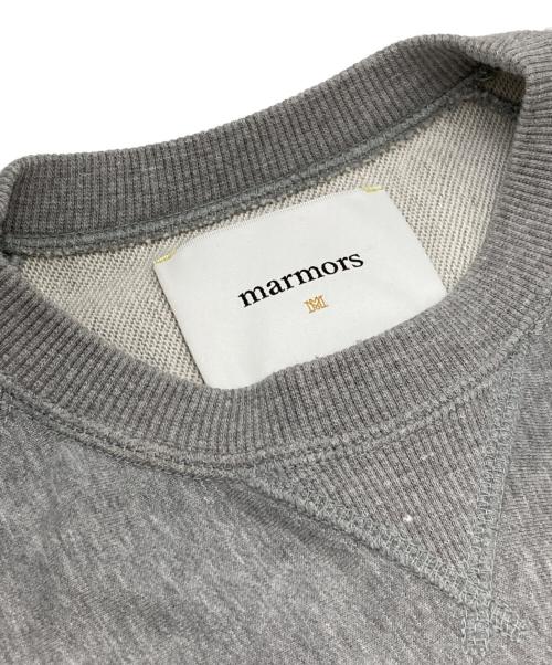 marmors（マルモア）marmors (マルモア) logo sweat pullover グレー サイズ:36の古着・服飾アイテム