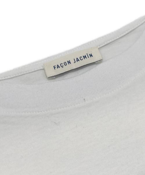 facon jacmin（ファソンジャックマン）facon jacmin (ファソンジャックマン) Tシャツ ホワイト サイズ:1の古着・服飾アイテム