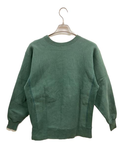 Champion（チャンピオン）Champion (チャンピオン) TRUE TO ARCHIVES REVERSE WEAVE CREW NECK SWEAT YALE グリーン サイズ:Lの古着・服飾アイテム