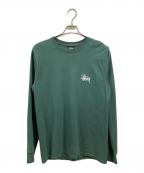 stussyステューシー）の古着「ロゴカットソー」｜グリーン