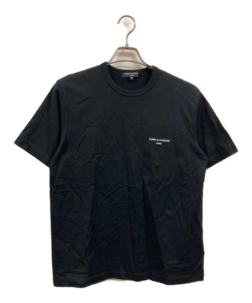 COMME des GARCONS HOMME（コムデギャルソン オム）COMME des GARCONS HOMME (コムデギャルソン オム) プリントTシャツ ブラック サイズ:Mの古着・服飾アイテム