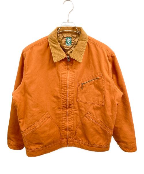 South2 West8（サウスツー ウエストエイト）south2 west8 (サウスツー ウエストエイト) 11.5oz Cotton Canvas Work Jacket ブラウン サイズ:Ｍの古着・服飾アイテム