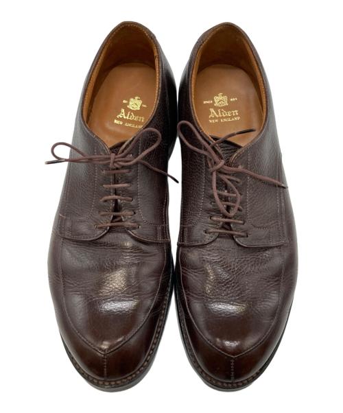 Alden（オールデン）Alden (オールデン) Vチップシューズ ブラウン サイズ:9Cの古着・服飾アイテム