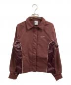 NIKEナイキ）の古着「WMNS NSW SWOOSH WOVEN JACKET」｜ブラウン
