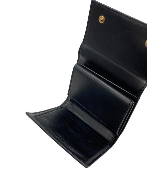 CELINE（セリーヌ）CELINE (セリーヌ) SMALL TRIFORD WALLET ブラックの古着・服飾アイテム