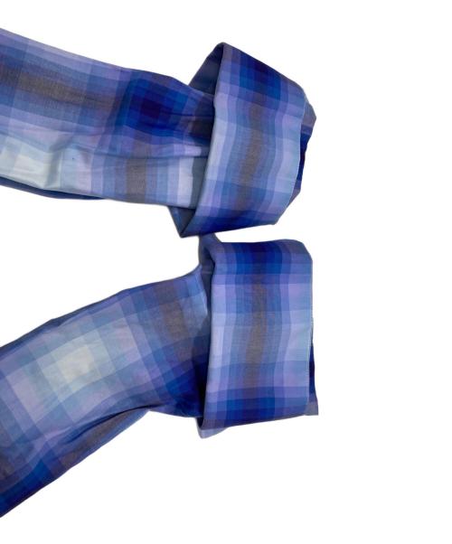Vivienne Westwood man（ヴィヴィアン ウェストウッド マン）Vivienne Westwood man (ヴィヴィアン ウェストウッド マン) チェックシャツ ブルー サイズ:1の古着・服飾アイテム