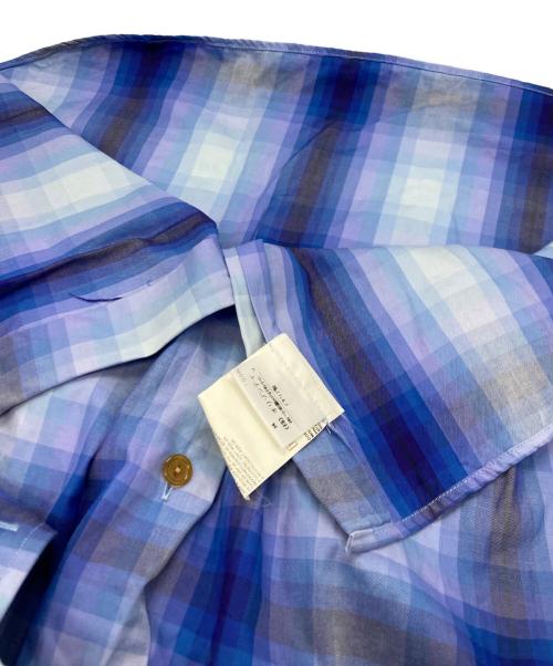 Vivienne Westwood man（ヴィヴィアン ウェストウッド マン）Vivienne Westwood man (ヴィヴィアン ウェストウッド マン) チェックシャツ ブルー サイズ:1の古着・服飾アイテム