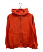 TENDERLOINテンダーロイン）の古着「ジップパーカー」｜オレンジ