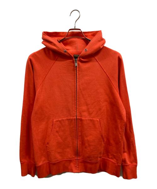 TENDERLOIN（テンダーロイン）TENDERLOIN (テンダーロイン) ジップパーカー オレンジ サイズ:Mの古着・服飾アイテム