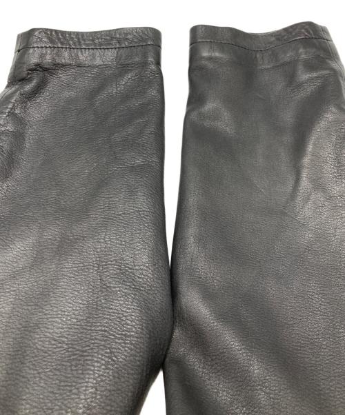 MARELLI（マレリ）MARELLI (マレリ) 裏地総柄ラムレザーコート ブラック サイズ:Mの古着・服飾アイテム