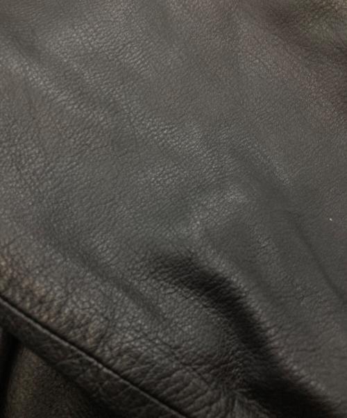 MARELLI（マレリ）MARELLI (マレリ) 裏地総柄ラムレザーコート ブラック サイズ:Mの古着・服飾アイテム