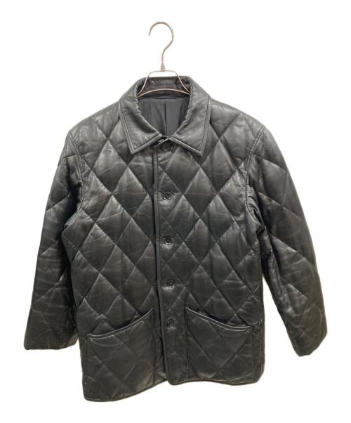 A.A.R（アール）A.A.R (アール) ラムレザーダウンジャケット ブラック サイズ:1の古着・服飾アイテム