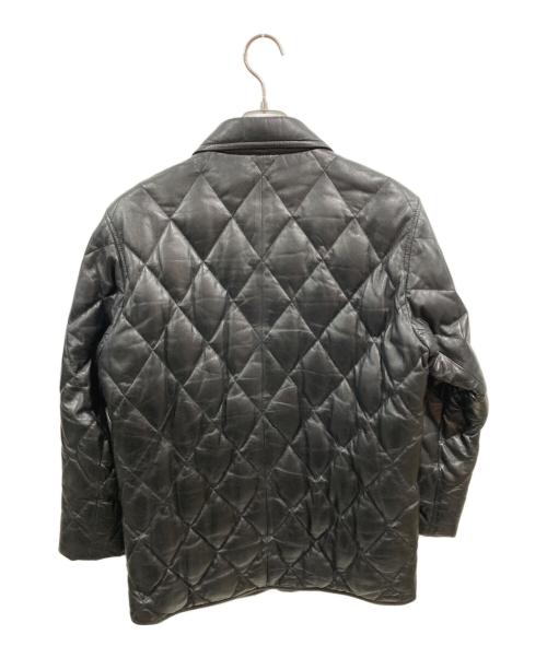 A.A.R（アール）A.A.R (アール) ラムレザーダウンジャケット ブラック サイズ:1の古着・服飾アイテム