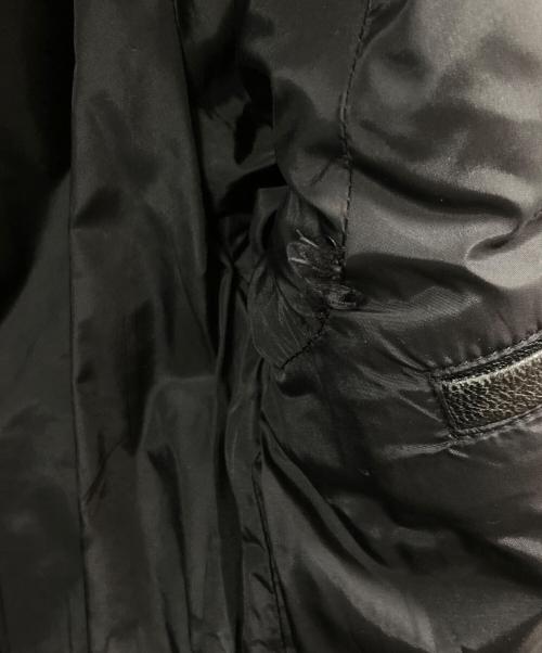 A.A.R（アール）A.A.R (アール) ラムレザーダウンジャケット ブラック サイズ:1の古着・服飾アイテム