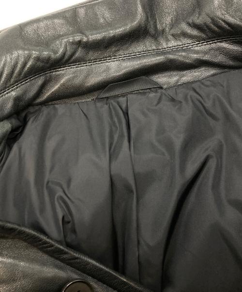 A.A.R（アール）A.A.R (アール) ラムレザーダウンジャケット ブラック サイズ:1の古着・服飾アイテム