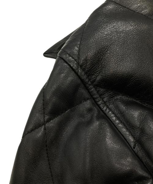 A.A.R（アール）A.A.R (アール) ラムレザーダウンジャケット ブラック サイズ:1の古着・服飾アイテム