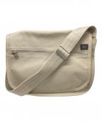 PORTER GIRLポーターガール）の古着「NAKED  SHOULDER BAG L」｜ベージュ