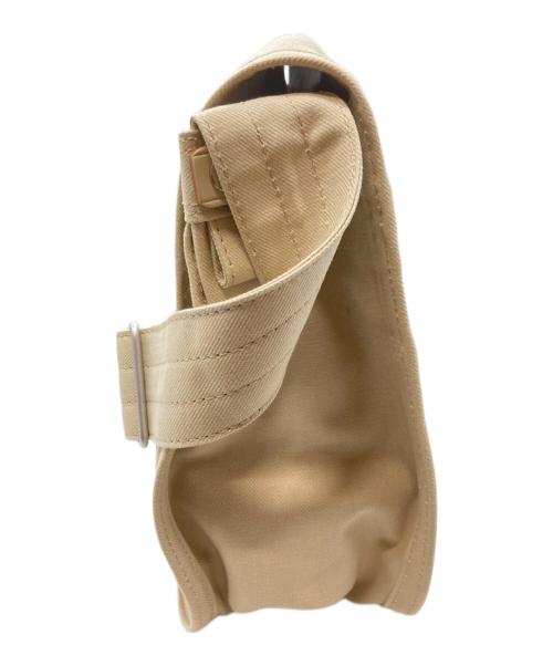 PORTER GIRL（ポーターガール）PORTER GIRL (ポーターガール) NAKED  SHOULDER BAG L ベージュの古着・服飾アイテム