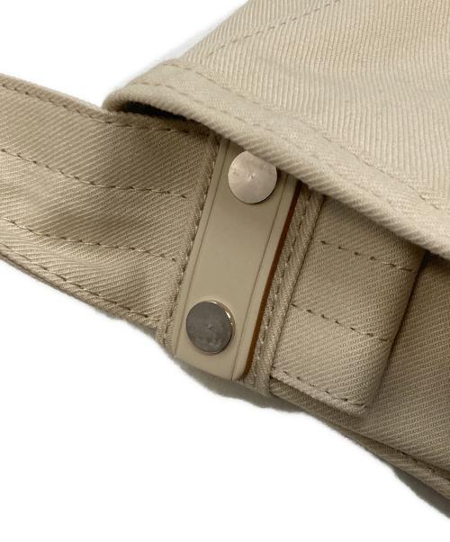 PORTER GIRL（ポーターガール）PORTER GIRL (ポーターガール) NAKED  SHOULDER BAG L ベージュの古着・服飾アイテム