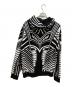 BALMAIN (バルマン) ジップパーカー ブラック×ホワイト サイズ:XL：25000円