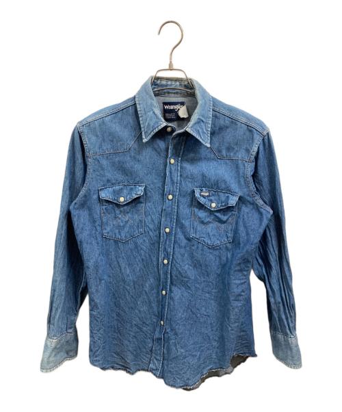 Wrangler（ラングラー）Wrangler (ラングラー) ウエスタンデニムシャツ インディゴ サイズ:不明の古着・服飾アイテム