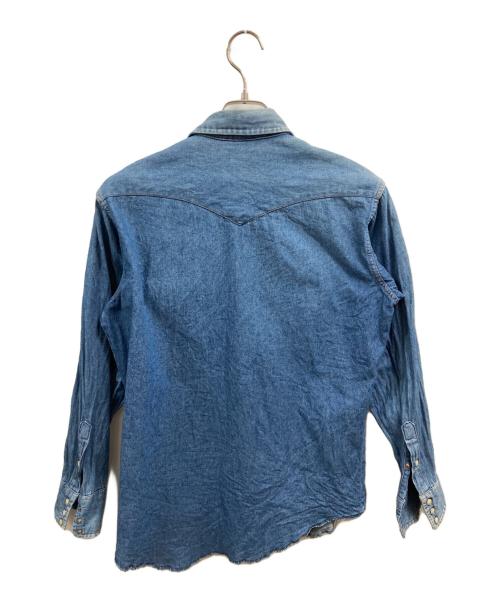 Wrangler（ラングラー）Wrangler (ラングラー) ウエスタンデニムシャツ インディゴ サイズ:不明の古着・服飾アイテム