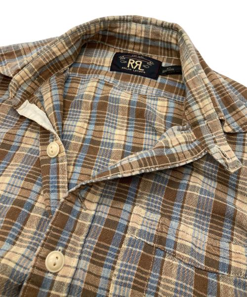 RRL（ダブルアールエル）RRL (ダブルアールエル) チェックシャツ ブラウン サイズ:XSの古着・服飾アイテム