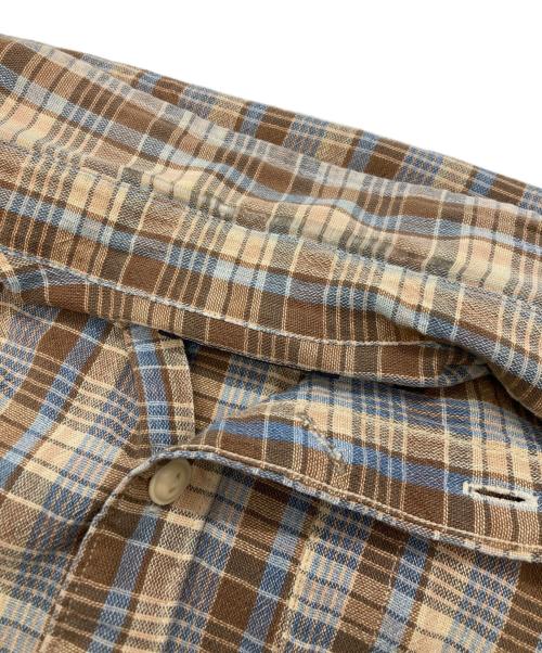 RRL（ダブルアールエル）RRL (ダブルアールエル) チェックシャツ ブラウン サイズ:XSの古着・服飾アイテム