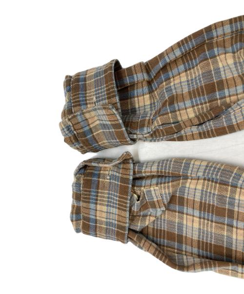 RRL（ダブルアールエル）RRL (ダブルアールエル) チェックシャツ ブラウン サイズ:XSの古着・服飾アイテム