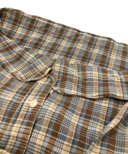 RRL（ダブルアールエル）RRL (ダブルアールエル) チェックシャツ ブラウン サイズ:XSの古着・服飾アイテム