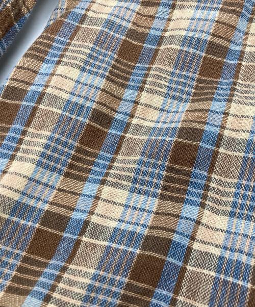 RRL（ダブルアールエル）RRL (ダブルアールエル) チェックシャツ ブラウン サイズ:XSの古着・服飾アイテム