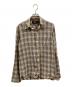 RRL（ダブルアールエル）の古着「チェックシャツ」｜ブラウン