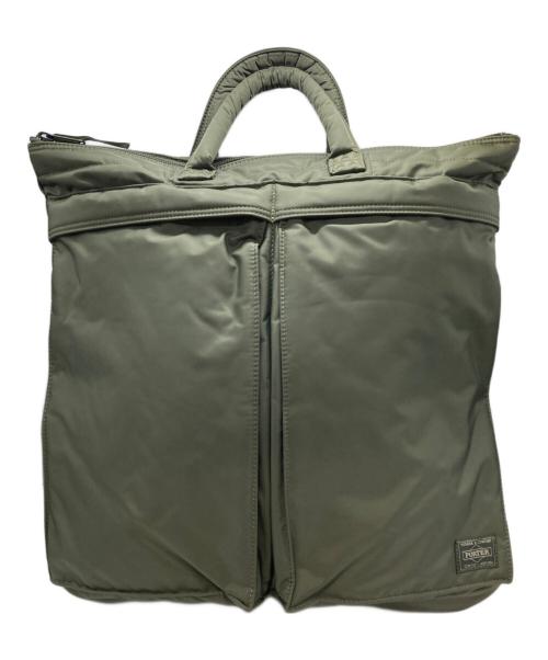 HEAD PORTER（ヘッドポーター）HEAD PORTER (ヘッドポーター) 3WAYヘルメットバッグ グリーンの古着・服飾アイテム
