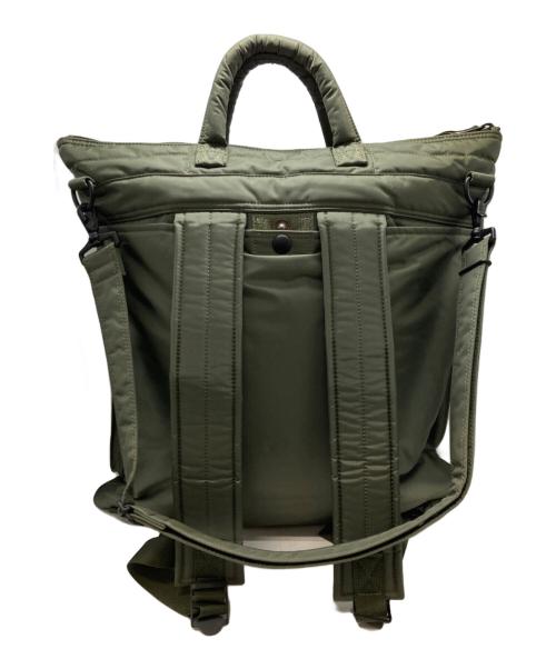 HEAD PORTER（ヘッドポーター）HEAD PORTER (ヘッドポーター) 3WAYヘルメットバッグ グリーンの古着・服飾アイテム